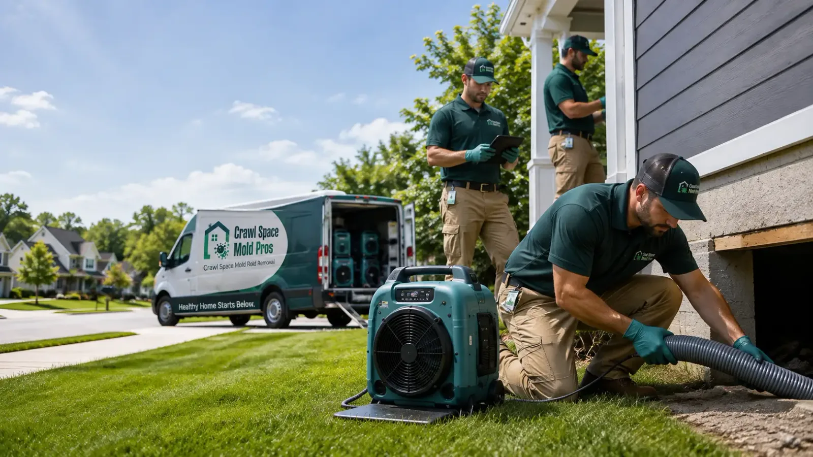 Crawl Space Mold Removal in Moorland, IA